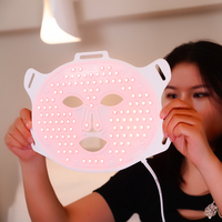 Masque LED à lumière rouge 660 nm et infrarouge proche 850 nm pour le visage