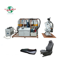 Ligne de production rotative de sièges de moto en mousse PU flexible, machine à polyuréthane basse pression