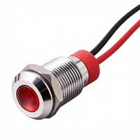 Luces de Advertencia LED de 12V para el Tablero del Automóvil, Lámpara Indicadora de Señal de Advertencia para Automóviles, Camiones, SUV y Vehículos