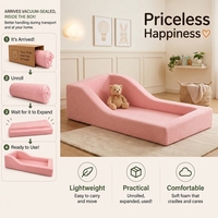 2026 Neues Design Bestes Holzfreies Montessori Kleinkinderbett-Sofa mit Maßgefertigter Matratze Komplett Schaumstoff Kinder-Bodenbett für Schlafzimmer
