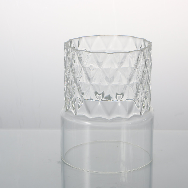 チューリップフラワーシェイプガラスランプシェード