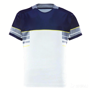 Personnaliser l'équipement sportif de l'équipe de rugby NRL 17, ensemble d'uniformes de rugby avec badge d'équipe personnalisé, maillot de rugby à manches courtes imprimé - Product Image 5