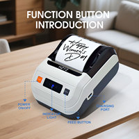 Imprimante d'étiquettes thermiques mini AQ20 HZTZ 2 pouces 203 dpi avec garantie 1 an, USB intégré/ESC portable, SDK inclus