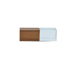 Hot Selling Wood Crystal Usb Flash drive High End Custom Custom Usb Flash drive with gift box USB Stick