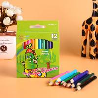 Zhejiang livraison gratuite vente entière fournisseur de crayons mini kit de dessin en bois ensemble de crayons de couleur crayons de couleur pour enfants