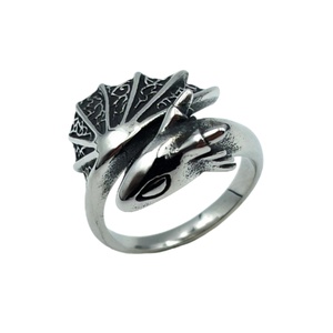 Bague en acier inoxydable 316L pour hommes, vente en gros, style gothique, variété de bagues vintage pour motards, bijoux vikings pour homme, pendentifs - Product Image 4