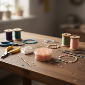 Perline Ilan Abalorio 3mm Colore Pelle per Creazione di Gioielli e Artigianato - Product Image 2