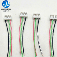 Cableado Personalizado de 4 Pines con Extremo Abierto, Cable Conector de Una Sola Cara con Extremo Estañado para Cableado Electrónico Interno de Electrodomésticos