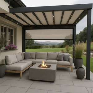 <span class=keywords><strong>Pergola</strong></span> <span class=keywords><strong>bioclimatique</strong></span> automatique à toit à lamelles imperméable 6m x 4m, gazebo électrique, <span class=keywords><strong>pergola</strong></span> <span class=keywords><strong>bioclimatique</strong></span> en aluminium à lamelles - Product Image 1