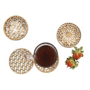 Wood Laser Cutting Design Tableware Coaster / Mats & Pads - Product Image 1