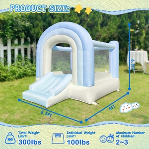 Château gonflable arc-en-ciel pour intérieur et extérieur, château gonflable commercial pour les locations <span class=keywords><strong>de</strong></span> fêtes <span class=keywords><strong>d</strong></span>'<span class=keywords><strong>anniversaire</strong></span> pour enfants - Product Image 3