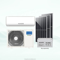AC Tenaga Surya LGS Quality HUAZOS 9000-24000 Btu, AC Split Inverter Hybrid DC, Pendingin & Pemanas