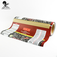 Emballage alimentaire imprimé personnalisé de biscuits/frites de céréales/chocloate BOPP CPP PE OPP plastique feuille d'aluminium film de laminage en rouleau