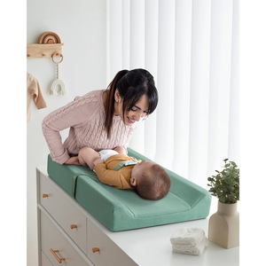 Cambiador de pañales de 31.25 pulgadas x 16 pulgadas, impermeable, para mesitas de cambio y cómodas, para uso de recién nacidos. - Product Image 2