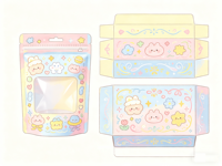 Sacs d'emballage refermables en Mylar anti-odeur avec boîte, personnalisables, imprimés, holographiques, pour bonbons, biscuits, jouets laser, aliments, 3,5g, 7g, 14g, 28g