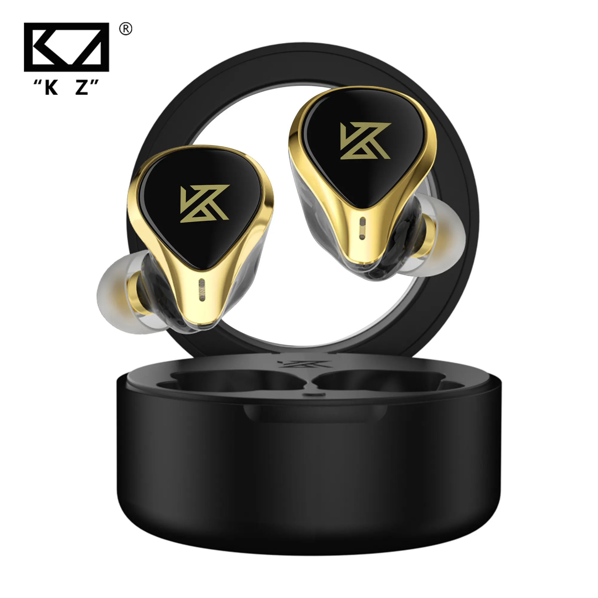 KZ SA08 Pro TWS True Wireless BT V5.2 Earphones 8BA Units Game Earbuds Touch Control Noise Cancelling Sport Headset