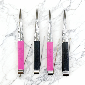 Pince à charbon en acier inoxydable argenté pour chicha, accessoires pour chicha, outil résistant à la chaleur durable pour salon de chicha - Product Image 2