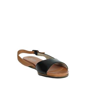 Sandalo Basso da Donna Jana Nero 8-28160-42 con Tacco Piatto per l'Estate - Product Image 5