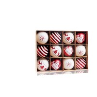 Boule de Noël 10 cm, 12+ styles, peinture colorée, galvanoplastie, décorations suspendues pour fêtes, anniversaires, arbre de Noël
