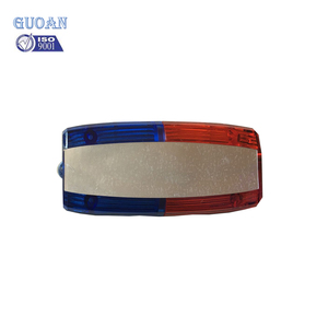 ไฟฉายคาดไหล่ LED แบบชาร์จได้ สีแดงและสีน้ำเงิน ไฟกระพริบแบบแฟลช ชนิดหนีบ ใช้สำหรับเตือนการจราจร - Product Image 3