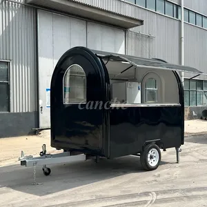 Camion de restauration mobile mini 2,2 m conforme aux normes européennes, chariot de vente ambulante personnalisé pour barbecue et snacks - Product Image 6