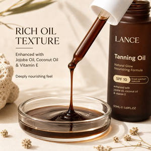 Olio Abbronzante Vegano Lance Private Label SPF10 PA+++ Hello Sunshine, Spray Abbronzante Profondo per Esterni, Nebulizzatore Corpo per Abbronzatura - Product Image 3
