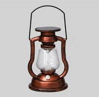 Lanterne vintage en forme de cheval, lampe à pétrole portable, lampe de camping extérieure, lampe de cour, lampe solaire LED de jardin A0015