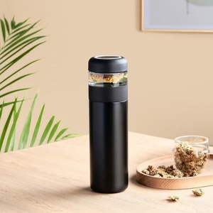 Smart <b>Flask</b> Sports Water Tea Infuser Hidden Handle LED Temperature Display Vacuum Insulated Portable Large Capacity Stocked - Product Image 3