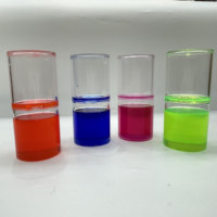Minuteur en gel pour cadeaux, Minuteur en gel Ooze, Minuteur sablier en acrylique à liquide, Cadeaux sensoriels, Minuteur liquide sablier