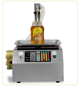 Machine de remplissage automatique de boissons 20g-10kg pour lait, bière, eau, 220V 200W, canettes, bouteilles, emballage <span class=keywords><strong>HJ</strong></span>-CSYL15 - Product Image 3