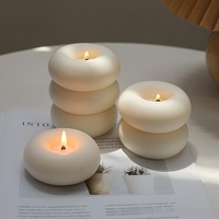 Handgemachte Instagram-inspirierte Donut-förmige Paraffin-Duftkerze Aromatherapie-Diffusor Kreatives Wohndekor Rauchfrei