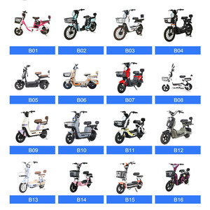 Bicicletta Elettrica Personalizzata all'Ingrosso, Scooter <span class=keywords><strong>Elettrico</strong></span> 48V12A 350W con Pedali - Product Image 6