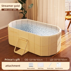 <span class=keywords><strong>Baignoire</strong></span> <span class=keywords><strong>Pliable</strong></span> à Ouverture Instantanée, Installation Facile, Piscine Thermostatique pour Adultes, Bain Médicamenté - Product Image 5