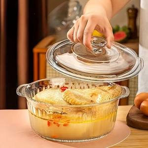 도매 공장 뜨거운 판매 미니멀리스트 대용량 가정용 레스토랑 수프 주방 유리 냄비 - Product Image 6