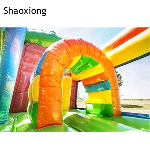 Terrain de jeux <span class=keywords><strong>gonflable</strong></span> <span class=keywords><strong>professionnel</strong></span>, roulettes rebondissantes, livraison gratuite - Product Image 3