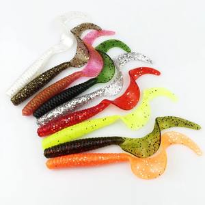 Esche da pesca morbide, 7.5cm/3.8g di costumi da bagno con esche di pesce morbidi accessori da pesca per trota spigola - Product Image 4