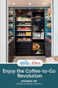 MACAS MACES4C-00 Máquina de Café Espresso Comercial con Tolva para Granos, Inteligente, de Aluminio Negro, 2000W, 220VAC, Certificación CE, 1 Año de Garantía, 9 MACES4C-00 - Product Image 3