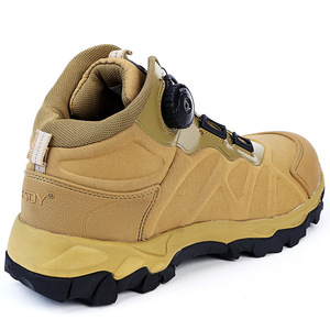 Chaussures <span class=keywords><strong>de</strong></span> <span class=keywords><strong>randonnée</strong></span> tactiques en acier pour hommes et femmes, en PVC, mi-hautes, noires, avec embout en acier, pour l'<span class=keywords><strong>été</strong></span> - Product Image 5
