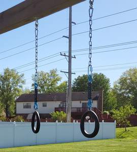 Anillo <span class=keywords><strong>de</strong></span> Gimnasia <span class=keywords><strong>de</strong></span> Entrenamiento <span class=keywords><strong>de</strong></span> Fuerza <span class=keywords><strong>de</strong></span> 6.7 Pulgadas con Correas Ajustables Rápidas <span class=keywords><strong>de</strong></span> 11 Pulgadas y Logotipo Personalizado - Product Image 5