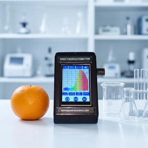 Spectrophotomètre numérique portable SENSEGOOD pour l'analyse de la maturation des fruits, colorimètre CCI CCN, spectrophotomètre de couleur 400-700nm - Product Image 1