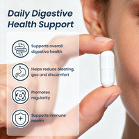 YTBIO 60 milliards de capsules probiotiques multistains pour le soutien digestif et immunitaire, à libération prolongée, marque privée OEM