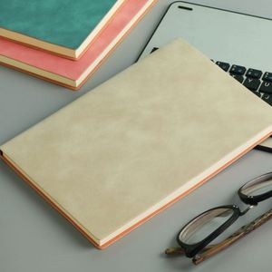 New Cheap Student A5 Soft Cover Custom Printed PU Leather Thermal Bound Organizer/Planner 100 Sheets Stationery Notebook <b>Gift</b> - Product Image 3