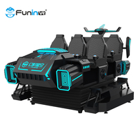 Chaise de réalité virtuelle VR 6 places Cinéma 5d.7d.9d Films Théâtre Simulateur Prix Puissance Système de mouvement 6 DOF 9D VR Dark Mars 12 3KW