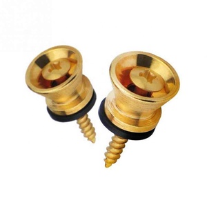 2 Piezas/Juego de Hebillas Antideslizantes para Correa de Guitarra, Botones de Rosca para Correas de Guitarra Acústica, Eléctrica y Bajo, Accesorios para Correas de Guitarra - Product Image 1