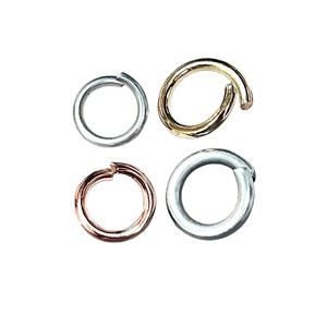 Diy Jewelry Metal Open <b>Rings</b> Round Plated For Bracelet Making - Product Image 3