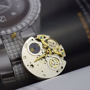 Pièces de montre squelette à trois aiguilles 31jewels, mouvement automatique Sellita SZ8002 - Product Image 6