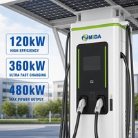 Système de recharge solaire DC pour véhicules électriques 120KW 160KW 240KW 320KW 480KW, station de recharge ultra-rapide DC pour véhicules électriques