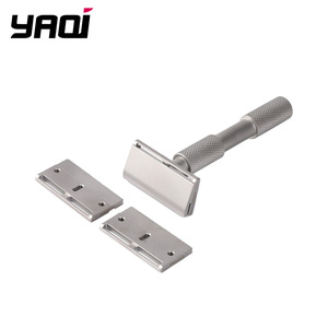 YAQI Aileron GEM Blade Stainless Steel Safety <strong>Razor</strong>-Twin Blade Traditional Shaving <strong>Razor</strong> For Smooth Comfortable Cut - Product Image 1
