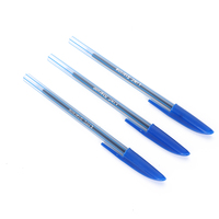 Bolígrafo de Oficina, Caja de 50 Unidades, Tinta Azul, Punta Fina de 0.7mm, Antiderrames, Escritura Fluida, Venta al Por Mayor