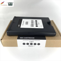 Ensemble de 5 cartouches d'encre compatibles KKCMY pour imprimante d'étiquettes Memjet Afinia L801 - 250 ml chacune - avec puce intelligente